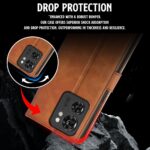 Shock Proof Flip Cover Back Case for Motorola Moto Edge 40 5G | Magnetic Wallet Leather Case with Stand - Image 6