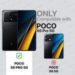 Crystal Clear Transparent Back Case Cover for Poco X6 Pro 5G | Full Device & Camera Protection Shockproof TPU Silicone Back Cover Case Transparent - Image 2