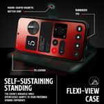 Shock Proof Flip Cover Back Case for 1+ Oneplus 10R 5G | Magnetic Wallet Leather Case with Stand - Image 5