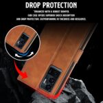 Shock Proof Flip Cover Back Case for Vivo V23E 5G | Magnetic Wallet Leather Case with Stand - Image 6