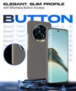 Slim Frameless Back Cover for Realme 13 Pro 5G | Realme 13 Pro Plus 5G | Soft Matte Silicone Flexible Mobile Case & Camera Protection | Ultra Thin Lightweight Design (Grey) - Image 3