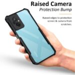 Shock Proof Clear Back Case Mobile Cover for Xiaomi Redmi 11 Prime 4G (Hard | Hybrid PC + TPU | Full Armour Device & Camera Protection | Black) - Image 5