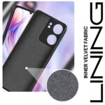 Back Cover for Redmi 13C 4G and for Poco C65 | Ultra Slim Soft Rubberised Case | Inner Velvet Fabric Lining | Matte Silicone Flexible Mobile Case | Camera Protection - Black - Image 3