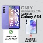 Shock Proof Flip Cover Back Case for Samsung Galaxy A54 5G | Magnetic Wallet Leather Case with Stand - Image 2