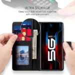 Shock Proof Flip Cover Back Case for Infinix Note 12 5G | Magnetic Wallet Leather Case with Stand - Image 3