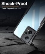 Shock Proof Back Case for Redmi Note 12 5G | Poco X5 5G - AirEDGE Technology | Camera Protection | Transparent Hybrid Mobile Back Case Cover - Earthy Black - Image 4