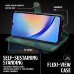 Shock Proof Flip Cover Back Case for Samsung Galaxy A34 5G | Magnetic Wallet Leather Case with Stand - Image 8