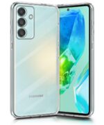 Crystal Clear Transparent Back Case Cover for Samsung Galaxy M55 5G | M55s 5G | F55 5G | Full Device & Camera Protection Shockproof TPU | Flexible Silicone Back Cover Case Transparent - Image 4