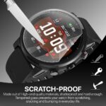 Screen Protector Guard for Huami Amazfit Stratos | MilitaryGrade TPU Nano Film [Not Glass] Clear Anti Scratch Fingerprint Bubble Free High Touch Smart Watch Screen Protection  Pack of 2 - Image 4