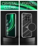Transparent Back Cover Case for Realme 13 Plus 5G | Realme P1 Speed 5G | Raised Bumps for Full Device & Camera Protection Shockproof TPU Silicone Back Case Mobile Cover Transparent - Image 6