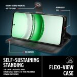 Shock Proof Flip Cover Back Case for Realme C75 5G | Magnetic Wallet Leather Case with Stand - Image 8