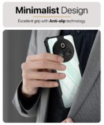 Shock Proof Clear Protective Back Case for Realme P3 Pro 5G - AirEDGE Technology | 360 Degree Camera Protection | Transparent Hybrid Back Case Mobile Cover - Black - Image 5