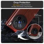 Shock Proof Flip Cover Back Case for Vivo X200 Pro 5G | Magnetic Wallet Leather Case with Stand - Image 5