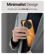 kelpuj Shock Proof Clear Protective Back Case for Realme Narzo 60 5G - AirEDGE Technology | 360 Degree Camera Protection | Transparent Hybrid Back Case Mobile Cover - Black - Image 8