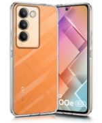Crystal Clear Transparent Back Case Cover for Vivo Y200e 5G | Vivo T3 5G | Full Device & Camera Protection Shockproof TPU | Flexible Silicone Back Cover Case Transparent - Image 4