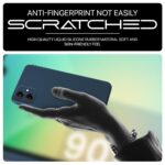 kelpuj Back Cover for Samsung Galaxy A06 | Ultra Slim Soft Rubberised Case | Inner Velvet Fabric Lining | Matte Silicone Flexible Mobile Case | Camera Protection - Blue - Image 6