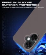 Slim Frameless Back Cover for 1+ OnePlus Nord CE 3 Lite 5G | Ultra Thin Lightweight Design & Camera Protection | Soft Matte Silicone Flexible Mobile Case (Grey) - Image 6