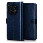 Shock Proof Flip Cover Back Case for 1+ Oneplus 12R 5G | Magnetic Wallet Leather Case with Stand - Image 4