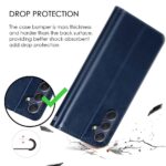 Shock Proof Flip Cover Back Case for Samsung Galaxy M54 | Magnetic Wallet Leather Case with Stand - Image 6
