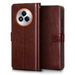 Shock Proof Flip Cover Back Case for Realme Narzo 80 Pro 5G | Magnetic Wallet Leather Case with Stand - Image 2