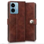 Shock Proof Flip Cover Back Case for Iqoo Z6 Lite 5G | Magnetic Wallet Leather Case with Stand - Image 4