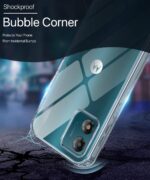 Crystal Clear Transparent Back Case Cover for Motorola Moto E13 | Full Device & Camera Protection Shockproof TPU Silicone Back Cover Case Transparent - Image 5