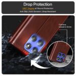 Shock Proof Flip Cover Back Case for Motorola Moto Edge 60 Stylus 5G | Magnetic Wallet Leather Case with Stand - Image 4