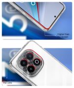 Crystal Clear Transparent Back Case Cover for Compatible with iQOO 13 5G | Full Device & Camera Protection Shockproof TPU | Flexible Silicone Back Cover Case Transparent - Image 6