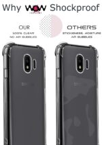 Crystal Clear Transparent Back Case Cover for Samsung Galaxy J4 | Full Device & Camera Protection Shockproof TPU | Flexible Silicone Back Cover Case Transparent - Image 4