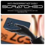 Back Cover for Oppo F27 5G | Ultra Slim Soft Rubberised Case | Inner Velvet Fabric Lining | Matte Silicone Flexible Mobile Case | Camera Protection - Blue - Image 8