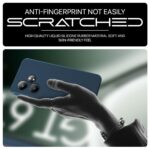 Back Cover for Realme GT 6T 5G | Realme GT 6 | Ultra Slim Soft Rubberised Case | Inner Velvet Fabric Lining | Matte Silicone Flexible Mobile Case | Camera Protection - Blue - Image 5