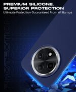 kelpuj Slim Frameless Back Cover for Oppo F27 Pro Plus 5G | Ultra Thin Lightweight Design & Camera Protection | Soft Matte Silicone Flexible Mobile Case (Blue) - Image 8