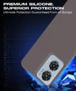 Slim Frameless Back Cover for Motorola Moto Edge 50 Fusion 5G | Moto Edge G96 Fusion 5G Ultra Thin Lightweight Design & Camera Protection | Soft Matte Silicone Flexible Mobile Case Grey - Image 8