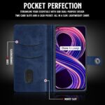 Shock Proof Flip Cover Back Case for Realme Narzo 30 5G, 9, 8, 8S | Magnetic Wallet Leather Case with Stand - Image 4