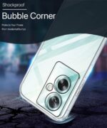 Crystal Clear Transparent Back Case Cover for Oppo A79 5G | Full Device & Camera Protection Shockproof TPU | Flexible Silicone Back Cover Case Transparent - Image 5