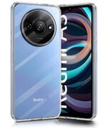 Crystal Clear Transparent Back Case Cover for Mi Redmi A3 | Redmi A3X | Poco C61 | Full Device & Camera Protection Shockproof TPU | Flexible Silicone Back Cover Case Transparent - Image 3