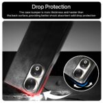 Shock Proof Flip Cover Back Case for Honor 90 5G | Magnetic Wallet Leather Case with Stand - Image 4