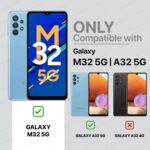 Shock Proof Flip Cover Back Case for Samsung Galaxy M32 5G | Magnetic Wallet Leather Case with Stand - Image 2