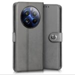 Shock Proof Flip Cover Back Case for Realme 12 Pro 5G Plus | Magnetic Wallet Leather Case with Stand - Image 3