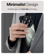 Shock Proof Clear Protective Back Case for Vivo X200 5G - AirEDGE Technology | 360 Degree Camera Protection | Transparent Hybrid Back Case Mobile Cover - Black - Image 5