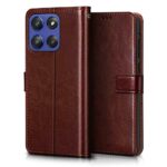 Shock Proof Flip Cover Back Case for Motorola Moto Edge 60 Stylus 5G | Magnetic Wallet Leather Case with Stand - Image 2