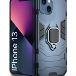 kelpuj Crystal Clear Transparent Back Case for Compatible with Apple iPhone 13 Shockproof TPU Silicone Cover Full Body & Camera Protection