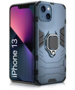 kelpuj Crystal Clear Transparent Back Case for Compatible with Apple iPhone 13 Shockproof TPU Silicone Cover Full Body & Camera Protection