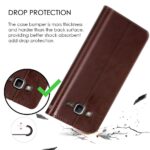 Shock Proof Flip Cover Back Case for Samsung Galaxy J2 Ace Flip Case | Magnetic Wallet Leather Case with Stand - Image 4