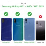 Back Cover for Samsung Galaxy M21 / M30s / M21 2021 Edition (Plastic|Transparent) - Image 2