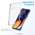 Flexible Shockproof Crystal Clear TPU Back Cover Case Full Protection with Cushioned Edges Clear TPU Back Case Cover for Galaxy M40 - Transparent - Image 4