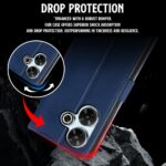 Shock Proof Flip Cover Back Case for Mi Redmi 13 5G | Magnetic Wallet Leather Case with Stand - Image 5