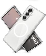 Ultra-Hybrid Back Case Cover for Samsung Galaxy Z Fold 7 5G | Compatible with MagSafe | Drop and Camera Protection | Shock Proof Crystal Clear Mobile Back Case (PC+TPU, Transparent) - Image 2