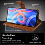 Shock Proof Flip Cover Back Case for Redmi Note 11T 5G | Magnetic Wallet Leather Case with Stand - Image 5