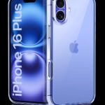 Crystal Clear Transparent Back Cover Case Compatible with iPhone 16 Plus Shockproof Flexible TPU Silicone Case with Full Body & Camera Protection Transparent